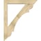 Ekena Millwork Olympic Traditional Rough Sawn Bracket w/ Offset Brace, Douglas Fir, 6"W x 36"D x 44"H BKT0604X36X44OLY01RDF - alternate 2